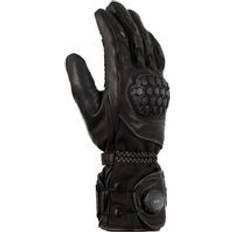 Knox Zero Leather Motorcycle Gloves Large, Black