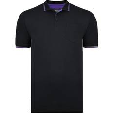 Kam Polo Shirts Kam Fashion Plain Polo Colour: BLACK