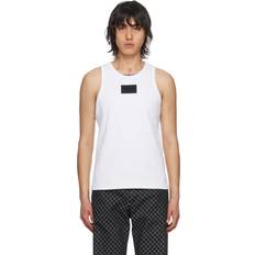 Balmain Mouwloze shirts Balmain White Lab Tank Top