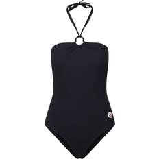 Lycra Swimwear Moncler Black Polyamide Blend One-Piece Swimsuit