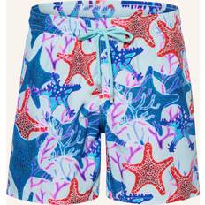 Vilebrequin Men Swim Shorts Glowed Stars - Moon - Blue