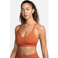 Nike Justerbar Indy-sports-bh med indlæg og støtte til kvinder Orange
