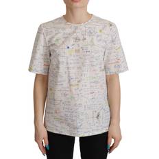 McKinley Överdelar McKinley Dolce & Gabbana Algebra Print Round Neck Cotton Women's Tee