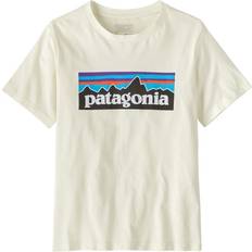 Patagonia Tops Patagonia P-6 Logo T-Shirt - Birch White