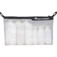 Sea to Summit Toiletry Bags Sea to Summit TravellingLight Clear Zip Pouch with Travel Bottles, TSA Approved Toiletry Kit