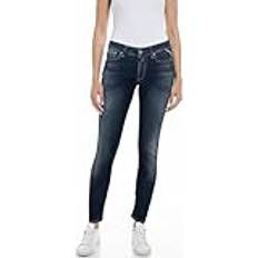 Replay Dam skinny fit jeans New Luz Hyperflex, 007 mörkblå x 32L