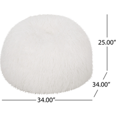 Bed Bath & Beyond Rounded Faux Fur Bean Bag