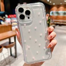 Apple iPhone 11 Mobile Phone Cases Shein Heart Shape Clear Phone Case