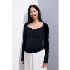 H&M MAMA Black MAMA Jersey nursing top