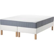 IKEA 180cm Kontinentalsängar IKEA ESPEVÄR/VALEVÅG vit/medium Kontinentalsäng