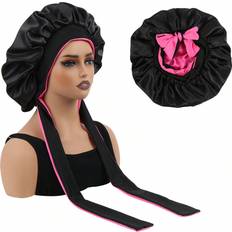 Shein 1 Pc Silk Bonnet For Bonnet For Curly Hair Hair