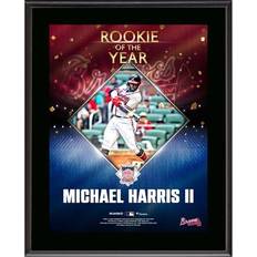 Atlanta Braves Sports Fan Products Fanatics Authentic Michael Harris II Atlanta Braves 2022 National League Rookie of Year 10.5'' x 13'' Sublimated Plaque