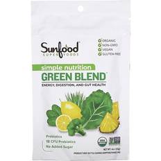 Augmentation de l'énergie Santé intestinale SunFood Simple Nutrition Green Blend