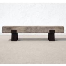 Concrete Outdoor Sofas & Benches AllModern Hobbes Metal Picnic Garden Bench