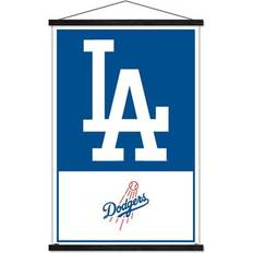 Trends International Los Angeles Dodgers 24" x 34.75" Magnetic Framed Logo Poster