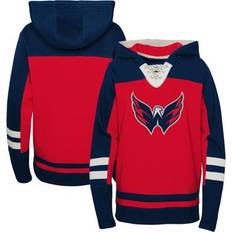 Outerstuff Youth Red Washington Capitals Ageless Revisited Home Lace-Up Pullover Hoodie