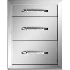 Utekök VEVOR BBQ Island Outdoor Kitchen Triple Drawers 20.25""X14""