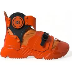 Dolce & Gabbana Orange Breezy High-Top Sneakers Men's Charm