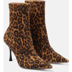 Multifärgade Ankelboots Gianvito Rossi Dasha Animal-Print Leather Ankle Boots - Multicoloured
