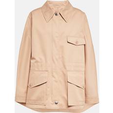 Burberry Pink Outerwear Burberry Zipped Cotton Jacket - Pink