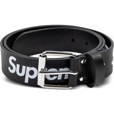 Unisex Belts Supreme Repeat Leather Belt "Black"
