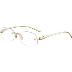 Cartier Glasses Cartier CT0058O 002 Rectangle Clear mm