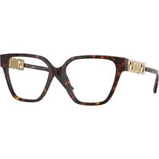 Glasögon & Läsglasögon Versace Sköldpaddemönstradeshell Glasögon VE3358B 108