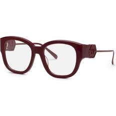Glasögon & Läsglasögon Philipp Plein VPP124M 09FH 53 Bourgogne Glasögon Endast Båge Kvinna