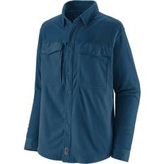 Patagonia Överdelar Patagonia M's L/S Early Rise Snap Shirt - Lagom Blue