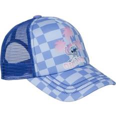 Disney Clothing Disney Stylish Ladies Trucker Cap Stitch Hat - Bleu
