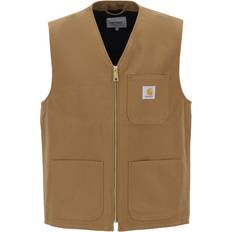 Carhartt WIP Vests Carhartt WIP Arbor Cotton Canvas Vest - Brown