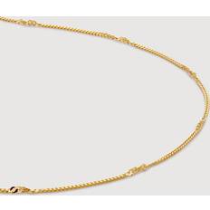 Monica Vinader Necklaces Monica Vinader Curb Twist Choker Necklace - Yellow Gold