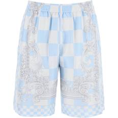 Versace Herr Shorts Versace Lyxiga Sidens Strand Shorts -