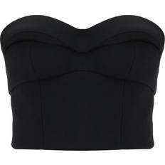 Versace Tank Tops Versace Lunette Bustier Top - Black