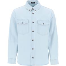 Versace Shirts Versace Medusa Camicie Celeste Uomo - Light Blue