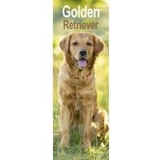 Gold Calendar & Notepads Avonside Retriever Slim Calendar 2025