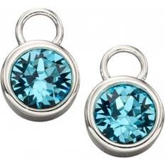 Aquamarine Charms & Pendants Beginnings Sterling Silver March Aquamarine Swarovski Birthstone Charm Y2651