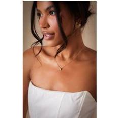 Abstract Heart Detail Necklace - Yellow