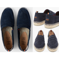 Paul Smith Men Low Shoes Paul Smith Castaner Artist Navy Suede Espadrilles Shoes