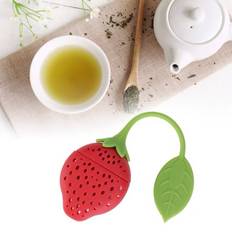 Red Tea Strainers Glthekty 3Pcs Fruit shaped Tea Strainer