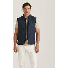 Västar Morris Morris Stockholm-Teddy Quilted Vest-60 Navy-M