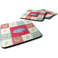 Handwash Coasters Carolines Treasures Carolines Treasures CK5490FC Opaline Gourami Love Foam Coaster