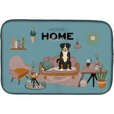 Transparent Dish Drainers CoolCookware 14 Appenzeller Sennenhund Sweet Home Mat