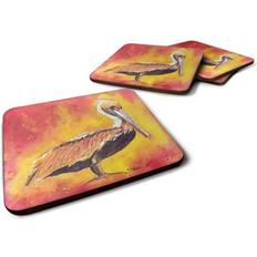 Handwash Coasters Carolines Treasures 8344FC Pelican Foam Coaster