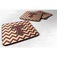 Handwash Coasters Carolines Treasures CJ1061-TFC Letter T Chevron Coaster