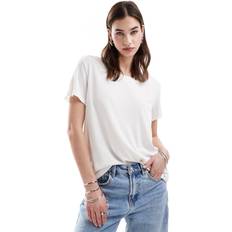 Monki Superblød T-shirt hvid