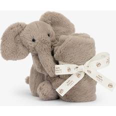 Jellycat Grey Smudge Luxe Elephant Faux-fur Soother 29cm 1SIZE