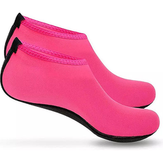 Pink Water Sport Clothes Unisex Slip-on Quick-Dry Water Shoe Barefoot Aqua Socks 1-Pair PINK