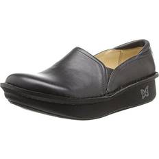 Leather Clogs Alegria Women's Debra Professional Black Leather Clog/Mule US Women's 11 Wide