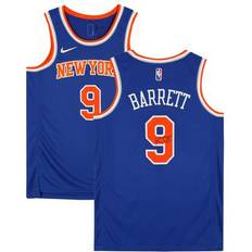 Fanatics Authentic NBA Game Jerseys Fanatics Authentic R.J. Barrett Blue New York Knicks Autographed Nike Diamond Swingman Jersey